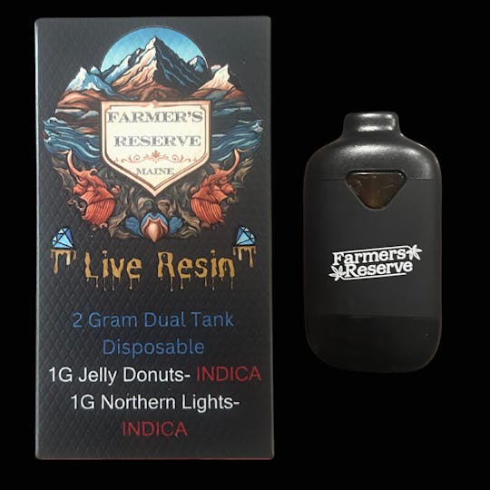 Farmers Reserve - 2 Gram Flavor Switch Pod-1G-Jelly Donuts + 1G-Northern Lights - 1