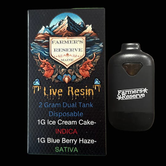 Farmers Reserve - 2 Gram Flavor Switch Pod-1G-Ice Cream Cake + 1G- Blueberry Haze - 1