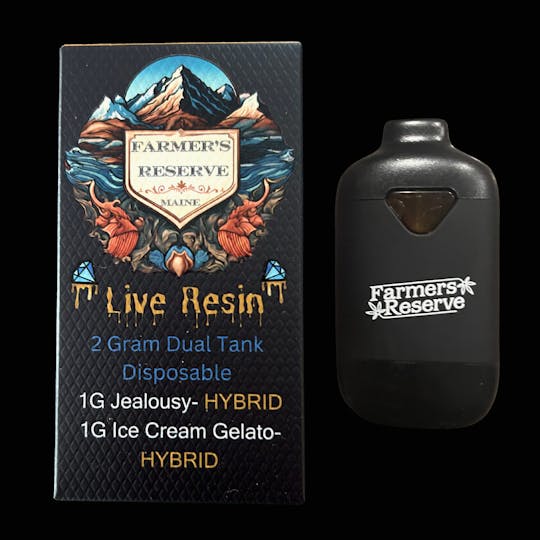 Farmers Reserve - 2 Gram Flavor Switch Pod-1G-Jealousy + 1G-Ice Cream Gelato - 1