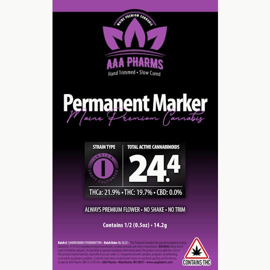 AAA Pharms - Permanent Marker Half Ounce - 1