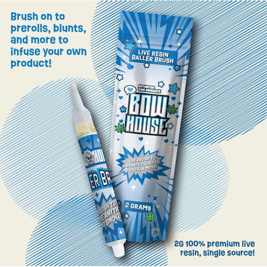 BowHouse - BowHouse | Gorilla Glue x New York Cheesecake| Live Resin Baller Brush | 2G - 1