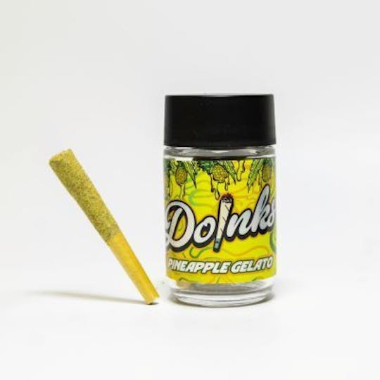 Doinks - Doinks Pineapple Gelato Infused Preroll (0.5g) 4pk - 1