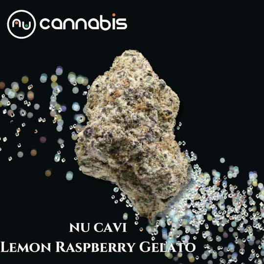 Nu Cannabis Brand - NuCannabis - Lemon Raspberry Gelato 14g - CAVI/THCA Dusted - 1