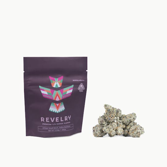 Revelry Herb Co - Dark Horse - Indica - Eighth (3.5g) - 1