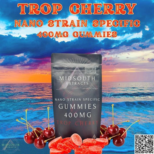 MidSouth Extracts - Nano Gummies - 400mg - Trop Cherry - 1