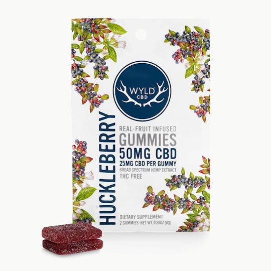 WYLD - Huckleberry CBD Gummies | 2-Pack - 1