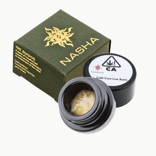 NASHA - Moroccan Peaches 1g Cold Cure Live Rosin (Alpenglow Farms) - 1