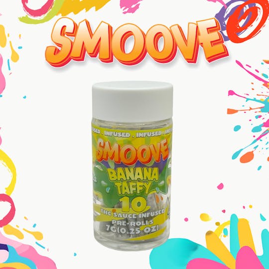 Smoove - Smoove Infused Pre Rolls Banana Taffy 10 x 0.7 - 7 G - 1