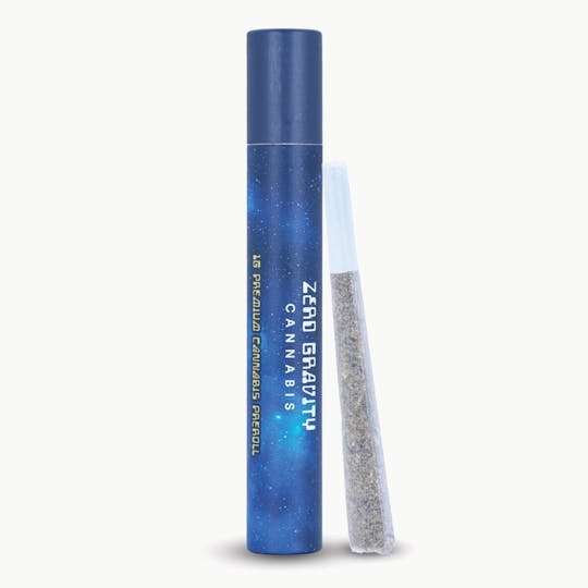 Zero Gravity Cannabis - 0.5g Preroll - Rainbow Invader 65/35 Indica Dominant - 1