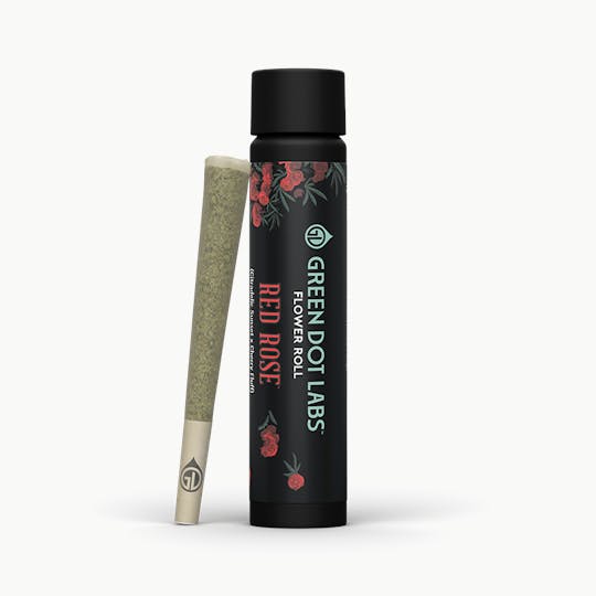 Green Dot Labs - GDL Flower Roll (1g) | GDL Originals | Red Rose - 1
