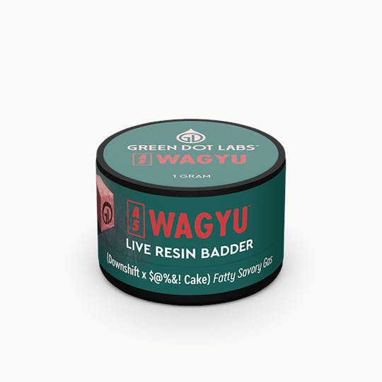 Green Dot Labs - GDL Live Resin Badder (1g) | GDL Originals | A5 Wagyu - 1