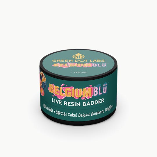 Green Dot Labs - GDL Live Resin Badder (1g) | GDL Originals | Belgium Blu - 1