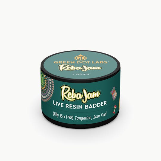 Green Dot Labs - GDL Live Resin Badder (1g) | GDL Originals | Reba Jam - 1