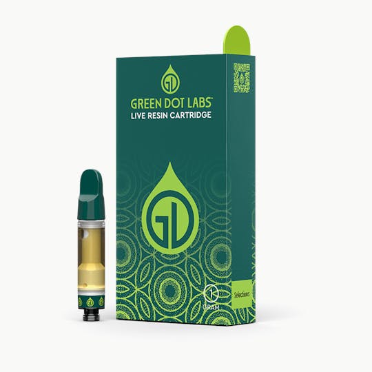 Green Dot Labs - GDL Live Resin Cart (1g) | Selections | Cherry Lime Soda - 1