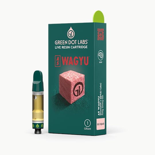 Green Dot Labs - GDL Live Resin Cartridge (1g) | GDL Originals | A5 Wagyu - 1