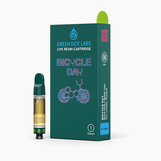 Green Dot Labs - GDL Live Resin Cartridge (1g) | GDL Originals | Bicycle Day - 1