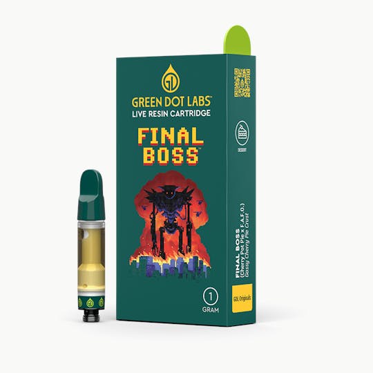 Green Dot Labs - GDL Live Resin Cartridge (1g) | GDL Originals | Final Boss - 1