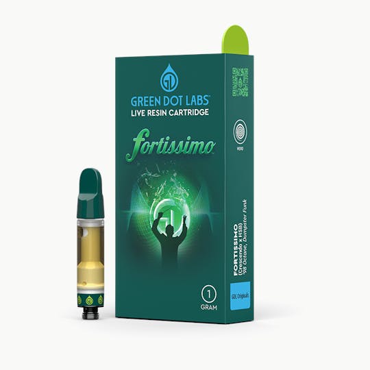 Green Dot Labs - GDL Live Resin Cartridge (1g) | GDL Originals | Fortissimo - 1