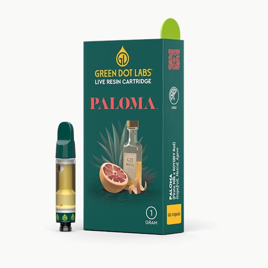 Green Dot Labs - GDL Live Resin Cartridge (1g) | GDL Originals | Paloma - 1