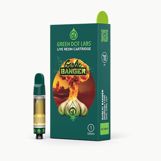 Green Dot Labs - GDL Live Resin Cartridge (1g) | GDL Originals | Garlic Banger - 1