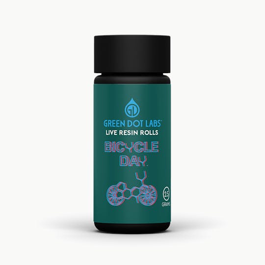 Green Dot Labs - GDL Live Resin Rolls (5 x .5g) | GDL Originals | Bicycle Day - 1