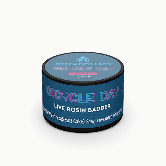 Green Dot Labs - GDL Live Rosin Badder (1g) | GDL Originals | Bicycle Day - 1