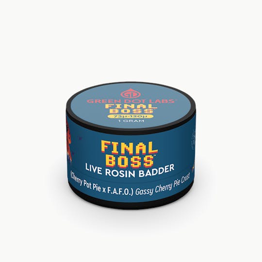 Green Dot Labs - GDL Live Rosin Badder (1g) | GDL Originals | Final Boss - 1
