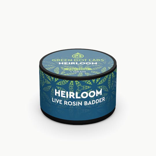 Green Dot Labs - GDL Live Rosin Badder (1g) | Heirloom | Cherry AK-47 - 1