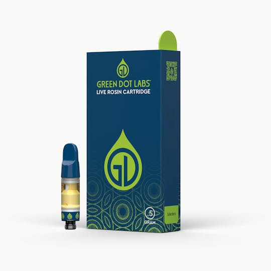 Green Dot Labs - GDL Live Rosin Cart (.5g) | Selections | Lemon Grinder - 1