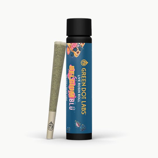Green Dot Labs - GDL Live Rosin Roll (1g) | GDL Originals | Belgium Blu - 1