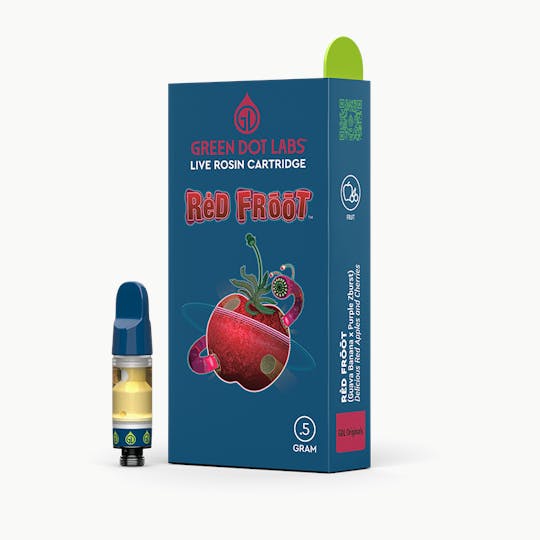 Green Dot Labs - GDL Live Rosin Cartridge (.5g) | GDL Originals | Red Froot - 1