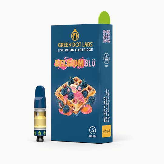 Green Dot Labs - GDL Live Rosin Cartridge (.5g) | GDL Originals |Belgium Blu - 1