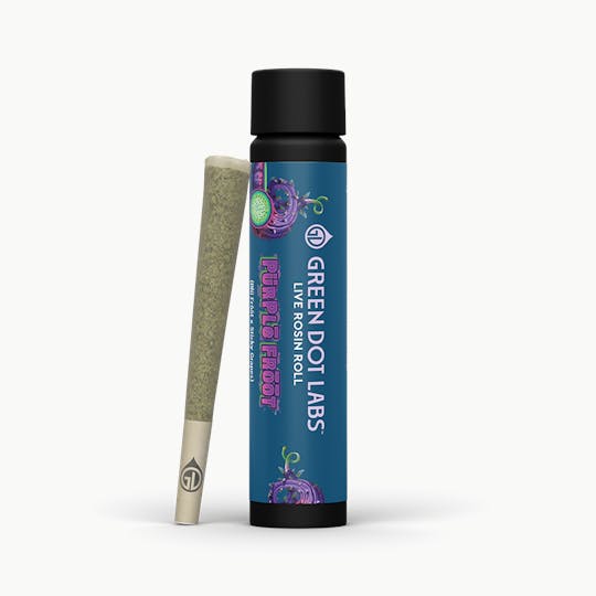 Green Dot Labs - GDL Live Rosin Roll (1g) | GDL Originals | Purple Froot - 1