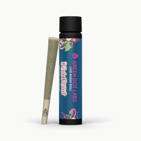 Green Dot Labs - GDL Live Rosin Roll (1g) | GDL Originals | Pink Froot - 1