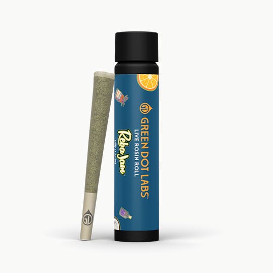 Green Dot Labs - GDL Live Rosin Roll (1g) | GDL Originals | Reba Jam - 1