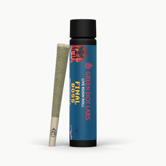 Green Dot Labs - GDL Live Rosin Roll (1g) | GDL Originals | Final Boss - 1