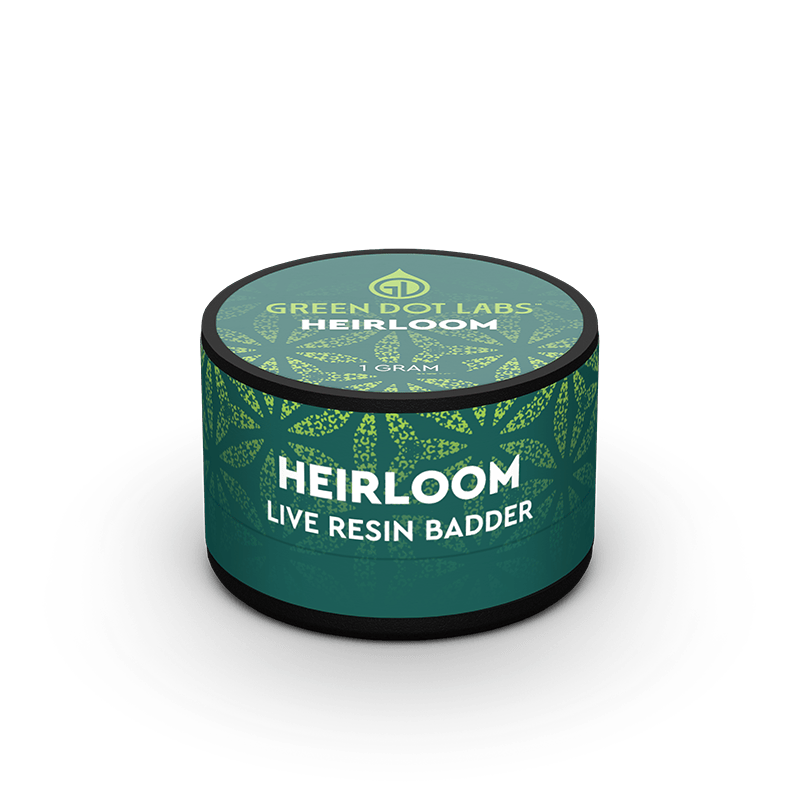 Green Dot Labs - GDL Live Resin Badder (1g) | Heirloom | Captain Krunk - 1