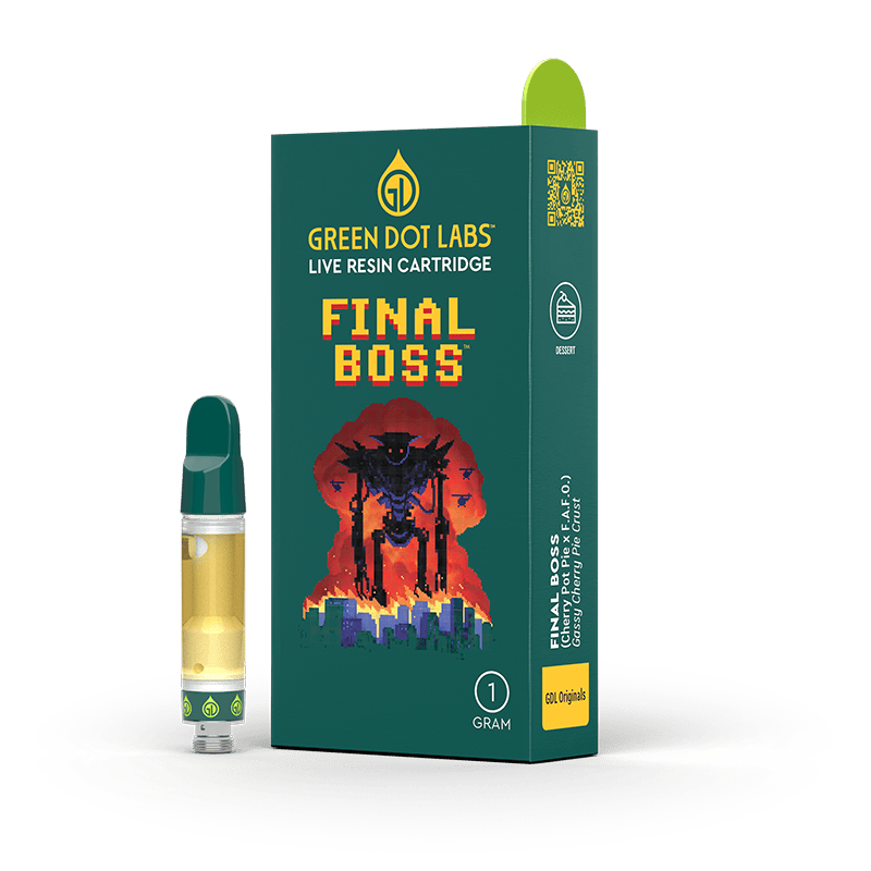 Green Dot Labs - GDL Live Resin Cartridge (1g) | GDL Originals | Final Boss - 1