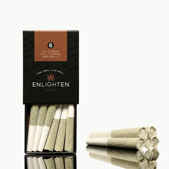 Enlighten - 6 Pack Prerolls - Gary Satan + Peak 112 - 1