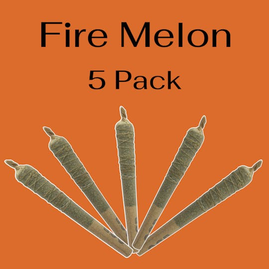Daedalus Craft Cannabis - Fire Melon Pre-Roll w/ Rosin & Kief Coating - 1 1/4s - 5 Pack - 1