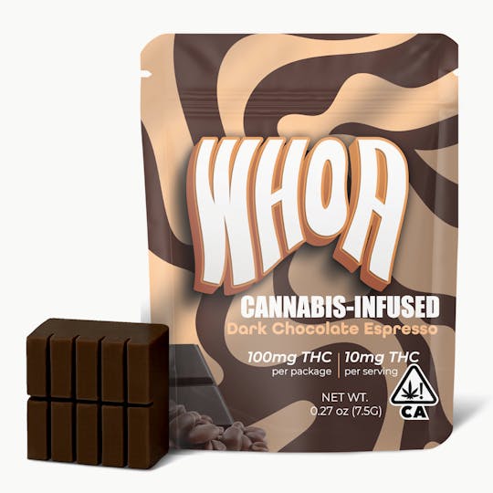Whoa - WHOA Dark Chocolate Espresso - Bite (100mg) - 1