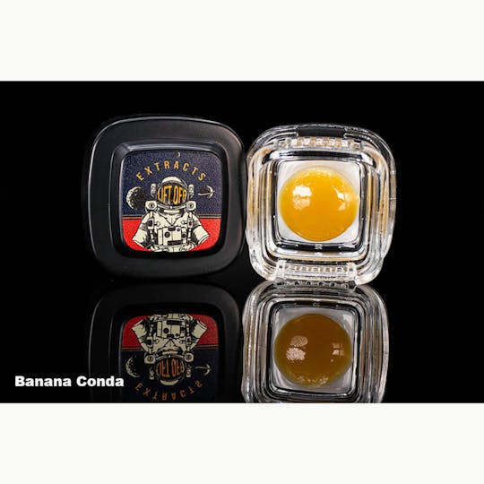 High Life Farms - MI - Lift Off Extracts - Banana Conda - Blonde Badder 1g - 1