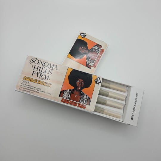 Sonoma Hills Farm - Doobie Mouth - 4 Pack Pre-Rolls, .8g ea, 3.2g total - 1