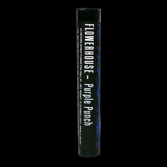 FlowerHouse New York - Purple Punch 0.5g Infused Preroll 2pk - 1
