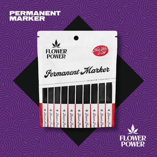 Flower Power Cannabis - Permanent Marker 3.5G Pre Pack - 1