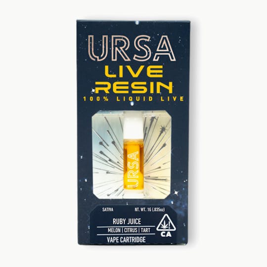 URSA Extracts - Ruby Juice 1G Live Resin Cartridge - 1