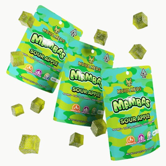 Muha Meds - Sour Apple Mambas Gummies 200MG - 1