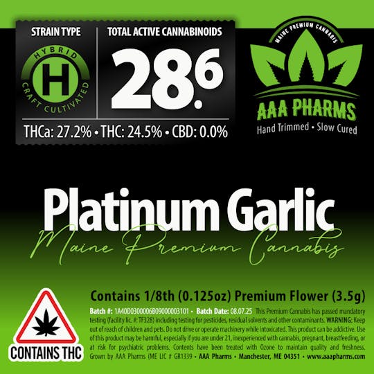 AAA Pharms - Platinum Garlic - 1
