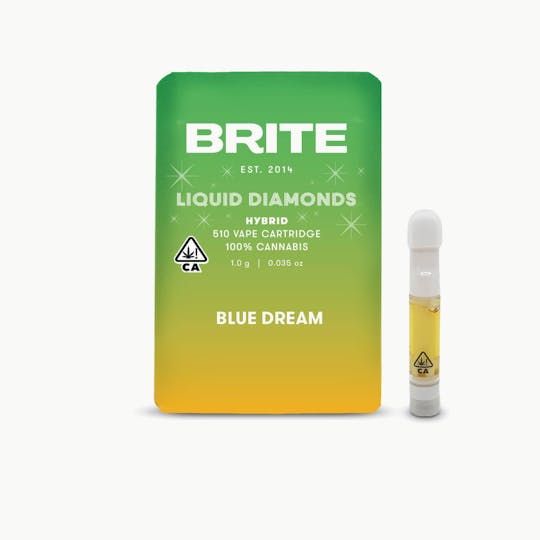 Brite Labs - BRITE Liquid Diamonds Cartridge (1g) - Sativa - Blue Dream - 1