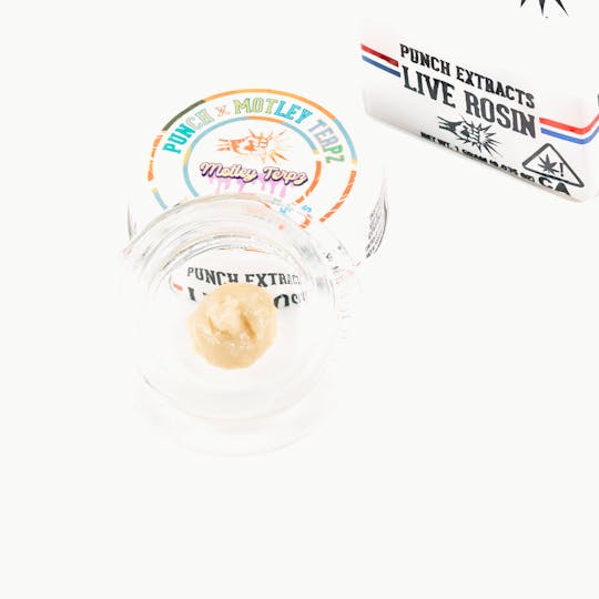 Punch Edibles & Extracts - Toronja x GMO 2025 Tier 4 Live Rosin Cold Cure Badder (1g) - 1